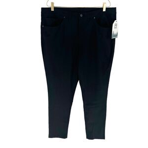 Avalanche Pants Men 38 x 33 Black Performance Stretch Outdoor Reflective NEW $78